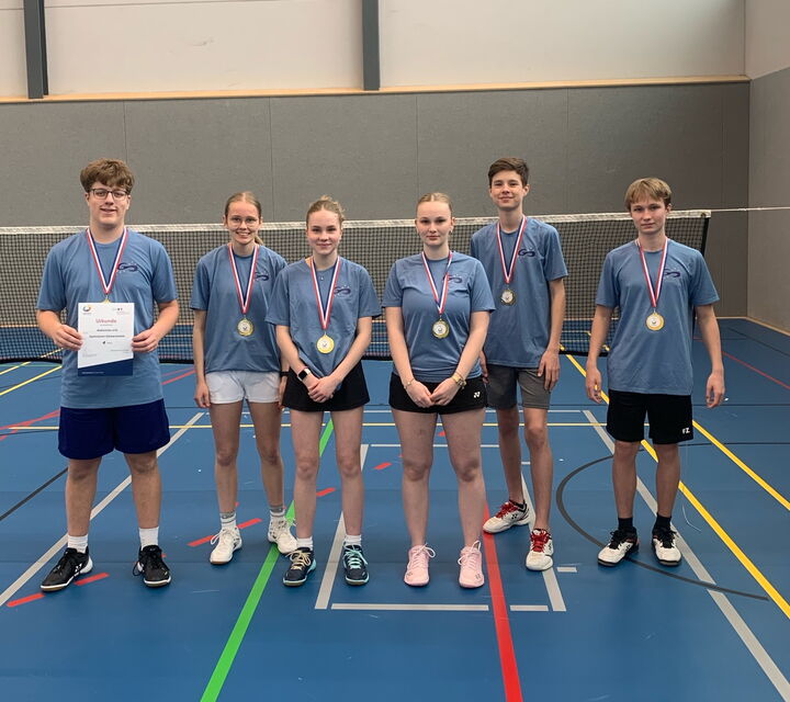 Jugend trainiert für Olympia Badmintonteam