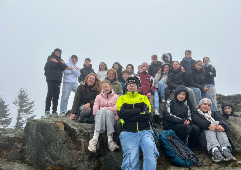 Gruppenfoto der Klasse 8c