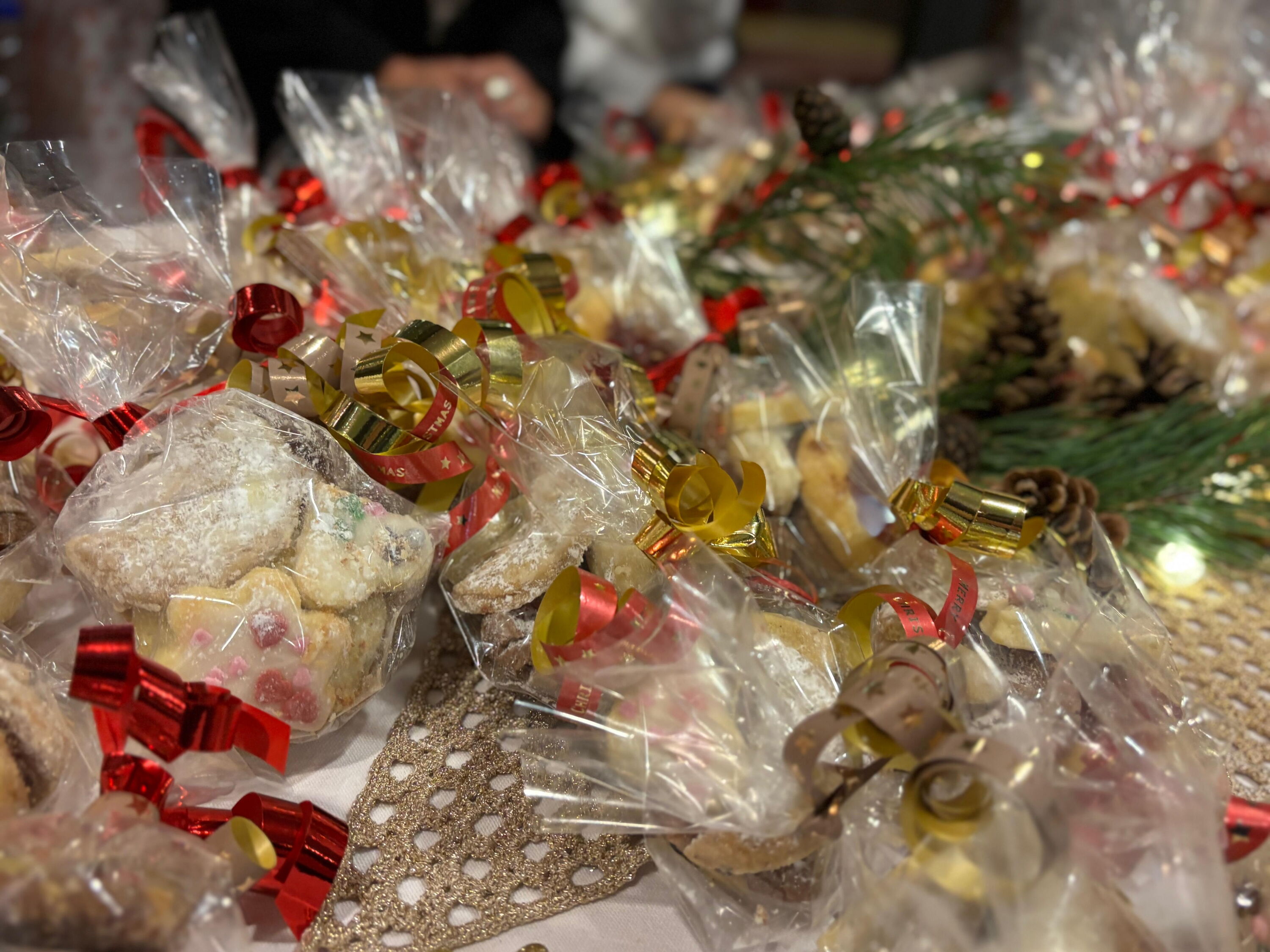 liebevoll verpackte Kekstüten